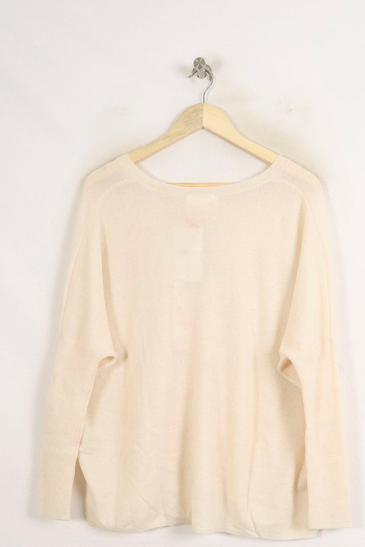 Pull Beige - Taille S/36 de la marque Absolut Cashmere | PARAD75625 - Vendu par Paradigme - Image 4
