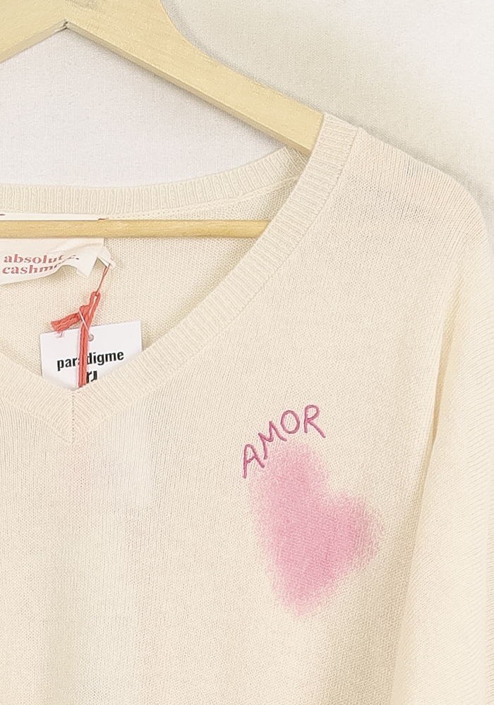 Pull Beige - Taille S/36 de la marque Absolut Cashmere | PARAD75625 - Vendu par Paradigme - Image 3