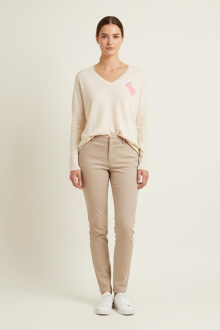 Pull Beige - Taille S/36 de la marque Absolut Cashmere | PARAD75625 - Vendu par Paradigme - Image 1