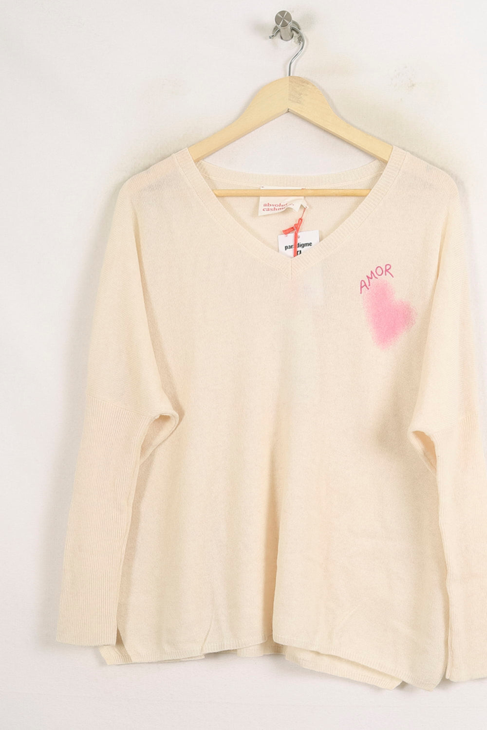 Pull Beige - Taille S/36 de la marque Absolut Cashmere | PARAD75625 - Vendu par Paradigme - Image 2