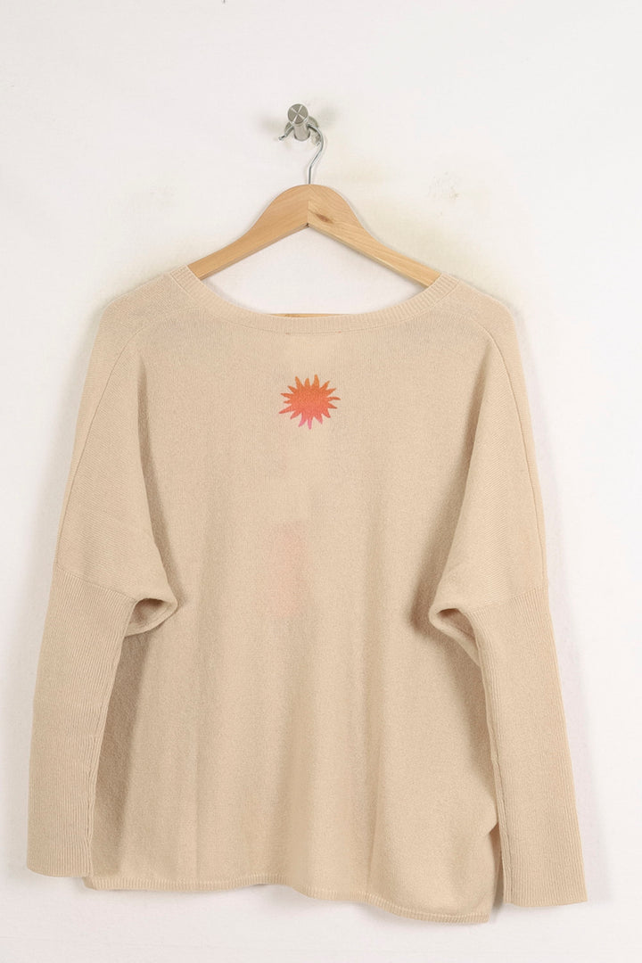 Pull Beige - Taille S/36 de la marque Absolut Cashmere | PARAD75626 - Vendu par Paradigme - Image 4