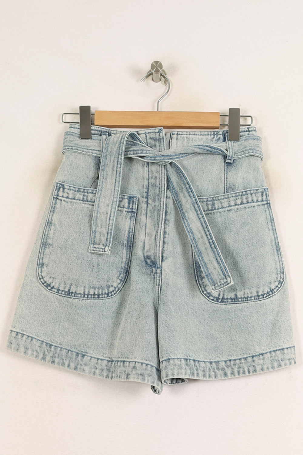 Short en Jean Bleu - Taille XS/34 de la marque Louise Misha | PARAD75633 - Vendu par Paradigme - Image 2