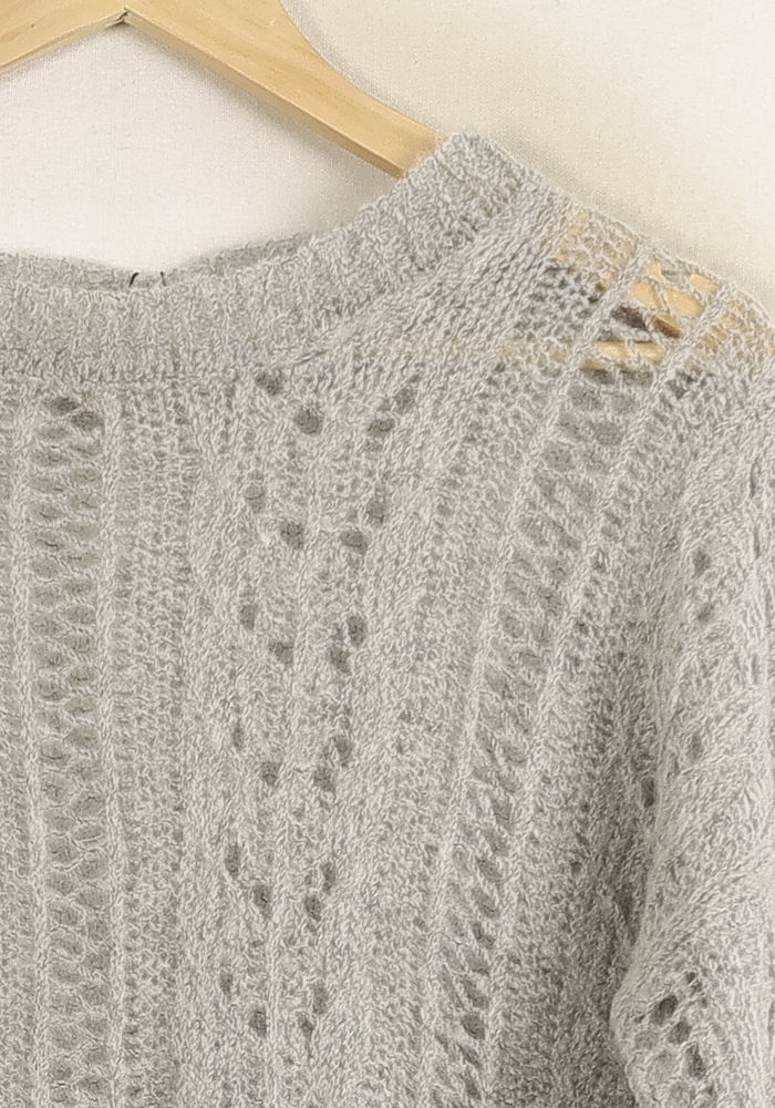 Pull Gris - Taille S/36 de la marque Louise Misha | PARAD75634 - Vendu par Paradigme - Image 3