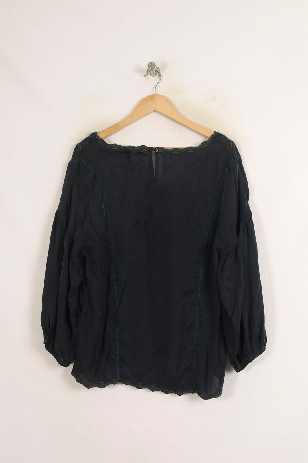Blouse Noire - Taille S/36 de la marque Louise Misha | PARAD75638 - Vendu par Paradigme - Image 4