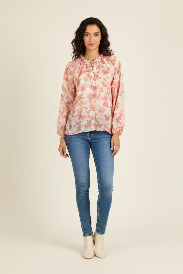 Blouse Rose et Blanche - Taille S/36 de la marque Louise Misha | PARAD75640 - Vendu par Paradigme - Image 1