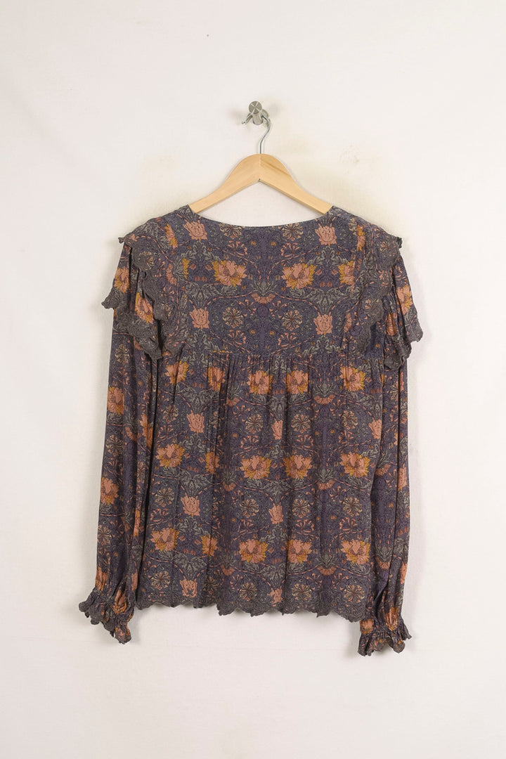 Blouse Violette - Taille S/36 de la marque Louise Misha | PARAD75641 - Vendu par Paradigme - Image 4