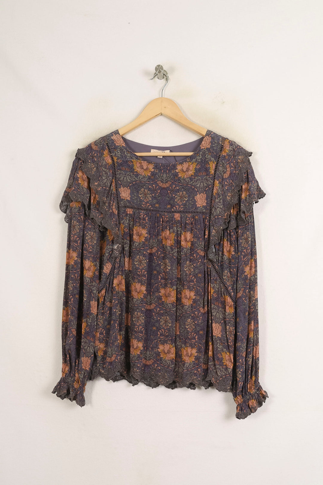 Blouse Violette - Taille S/36 de la marque Louise Misha | PARAD75641 - Vendu par Paradigme - Image 2