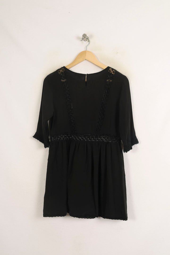 Robe Courte Noire - Taille XS/34 de la marque Louise Misha | PARAD75650 - Vendu par Paradigme - Image 4
