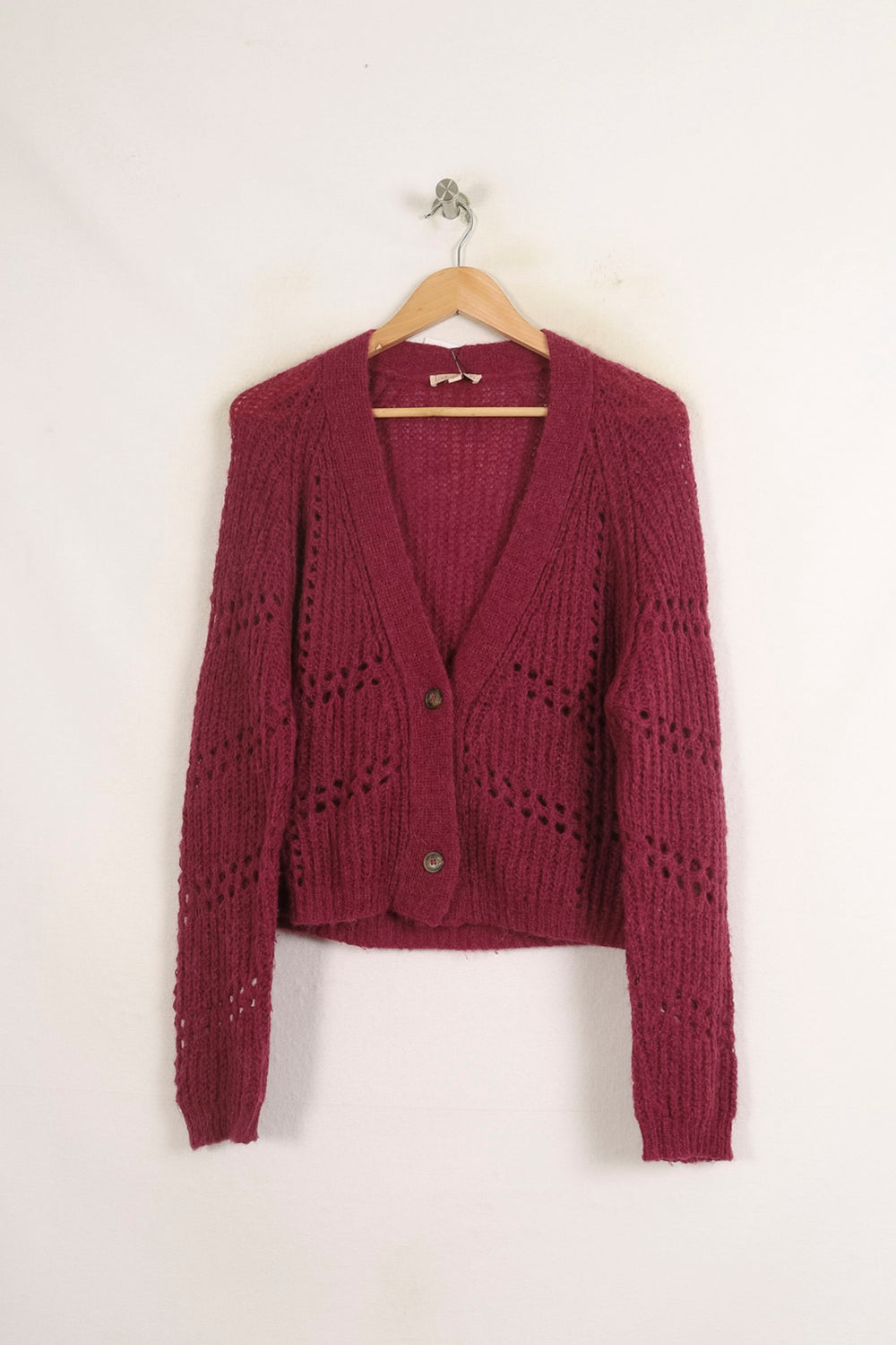 Cardigan Violet - Taille XS/34 de la marque Louise Misha | PARAD75651 - Vendu par Paradigme - Image 2