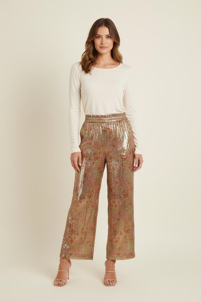 Pantalon Large Multicolore - Taille M/38 de la marque Louise Misha | PARAD75657 - Vendu par Paradigme - Image 1