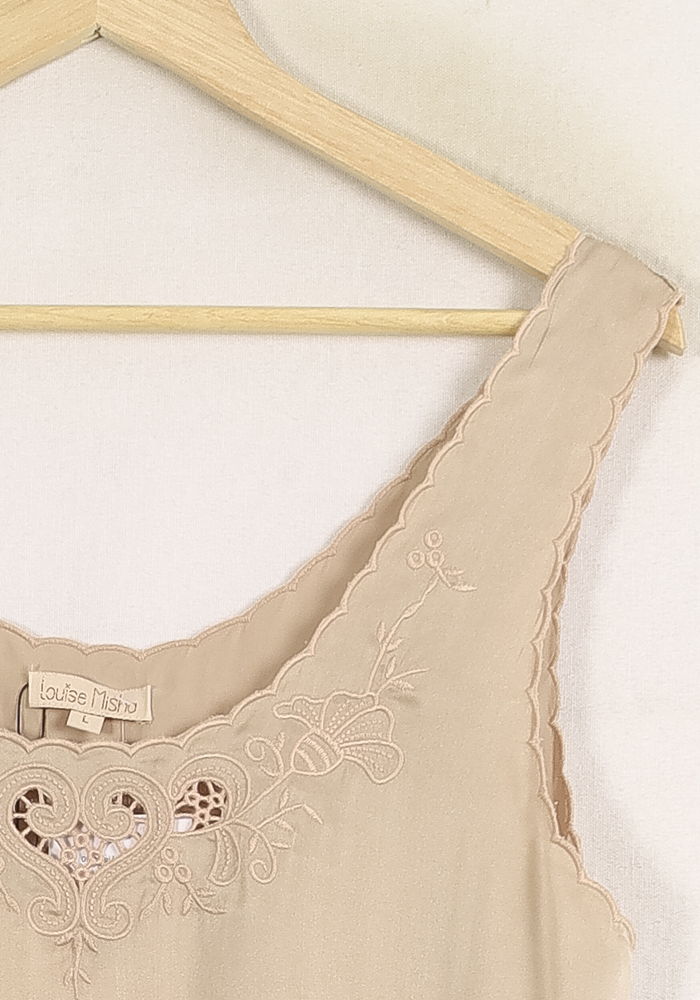 Débardeur Beige - Taille L/40 de la marque Louise Misha | PARAD75660 - Vendu par Paradigme - Image 3