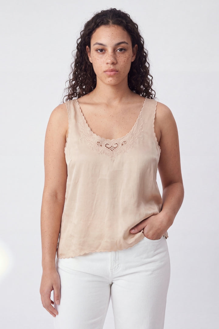 Débardeur Beige - Taille L/40