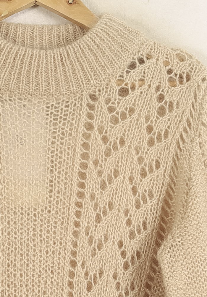 Pull Beige - Taille XS/34 de la marque Louise Misha | PARAD75662 - Vendu par Paradigme - Image 3