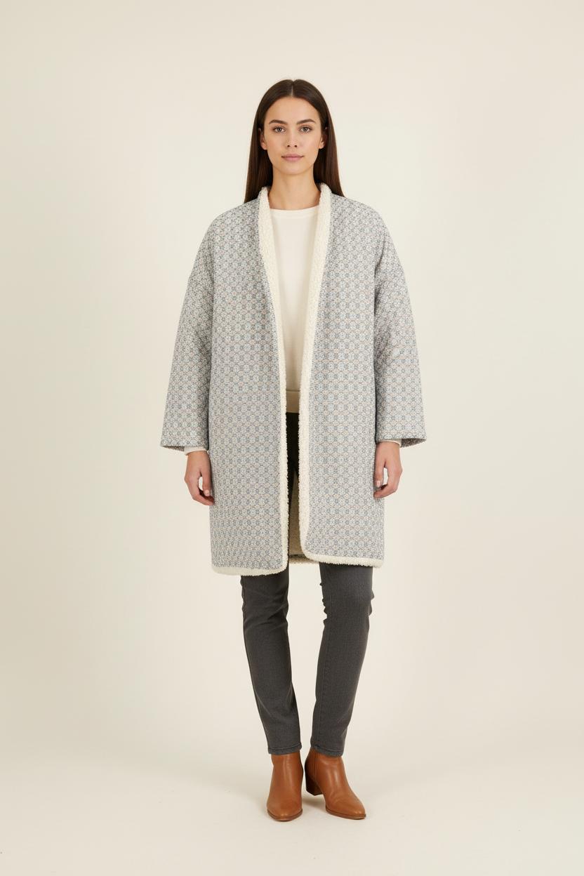 Manteau Bleu Clair - Taille S/36 de la marque Louise Misha | PARAD75673 - Vendu par Paradigme - Image 1