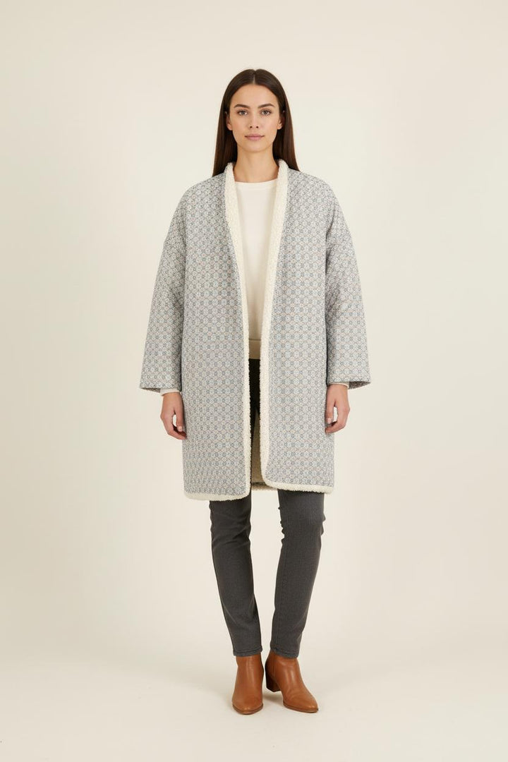 Manteau Bleu Clair - Taille S/36 de la marque Louise Misha | PARAD75673 - Vendu par Paradigme - Image 1