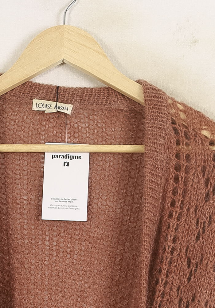 Gilet Marron - Taille L/40 de la marque Louise Misha | PARAD75674 - Vendu par Paradigme - Image 3