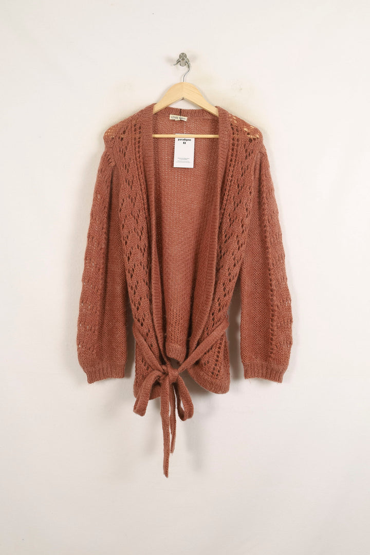 Gilet Marron - Taille L/40 de la marque Louise Misha | PARAD75674 - Vendu par Paradigme - Image 2