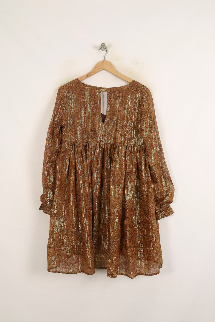 Robe Courte Marron - Taille S/36 de la marque Louise Misha | PARAD75681 - Vendu par Paradigme - Image 4