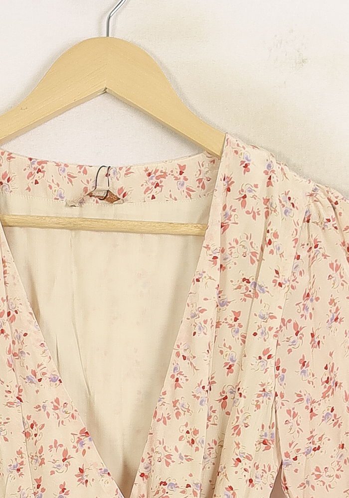 Robe Portefeuille Rose - Taille XS/34 de la marque Louise Misha | PARAD75682 - Vendu par Paradigme - Image 3