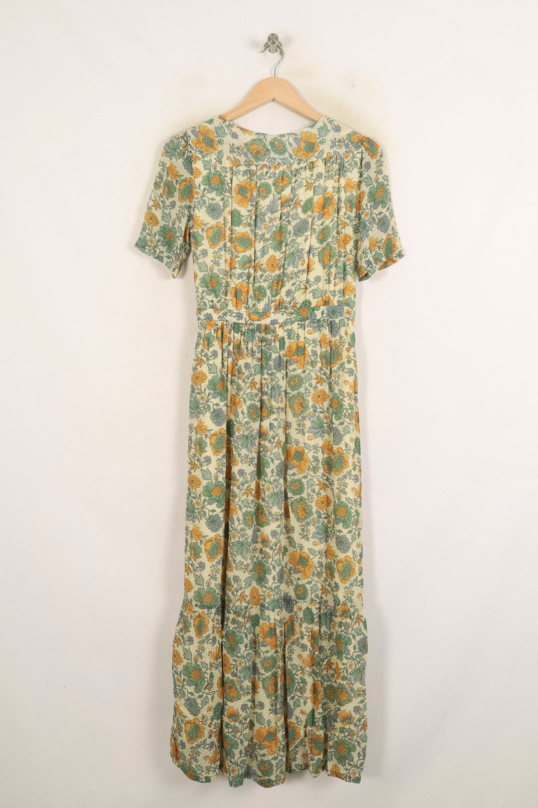 Robe Longue Verte et Jaune - Taille S/36 de la marque Louise Misha | PARAD75686 - Vendu par Paradigme - Image 4