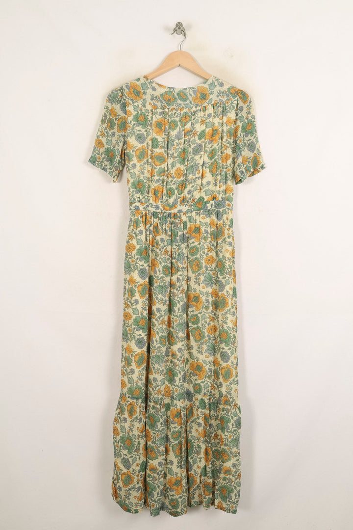 Robe Longue Verte et Jaune - Taille S/36 de la marque Louise Misha | PARAD75686 - Vendu par Paradigme - Image 4