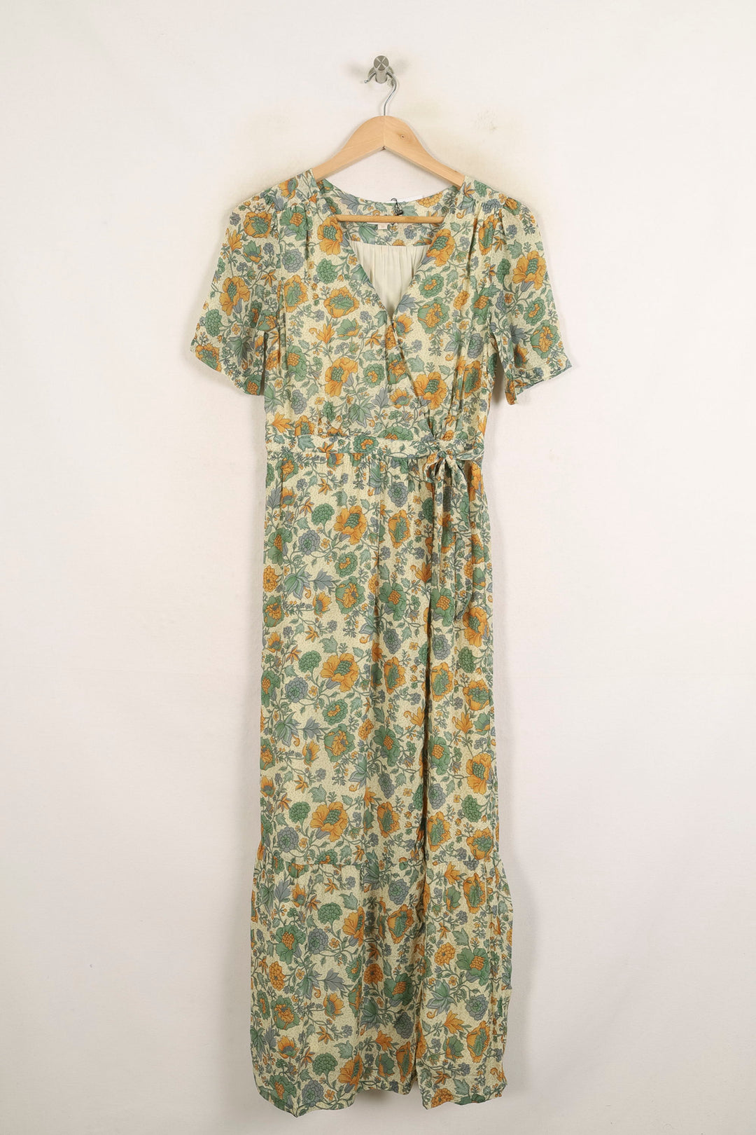 Robe Longue Verte et Jaune - Taille S/36 de la marque Louise Misha | PARAD75686 - Vendu par Paradigme - Image 2