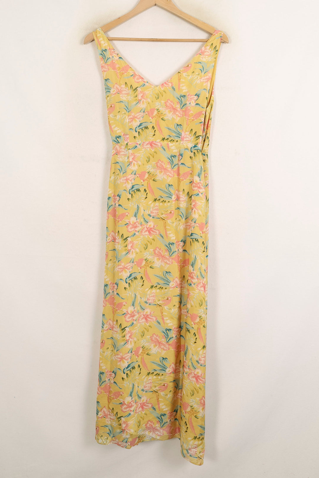 Robe Portefeuille Jaune et Rose - Taille XS/34 de la marque Louise Misha | PARAD75695 - Vendu par Paradigme - Image 4