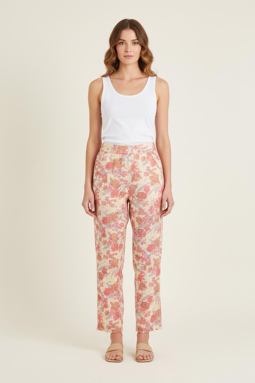 Pantalon Rose et Beige - Taille XS/34 de la marque Louise Misha | PARAD75705 - Vendu par Paradigme - Image 1