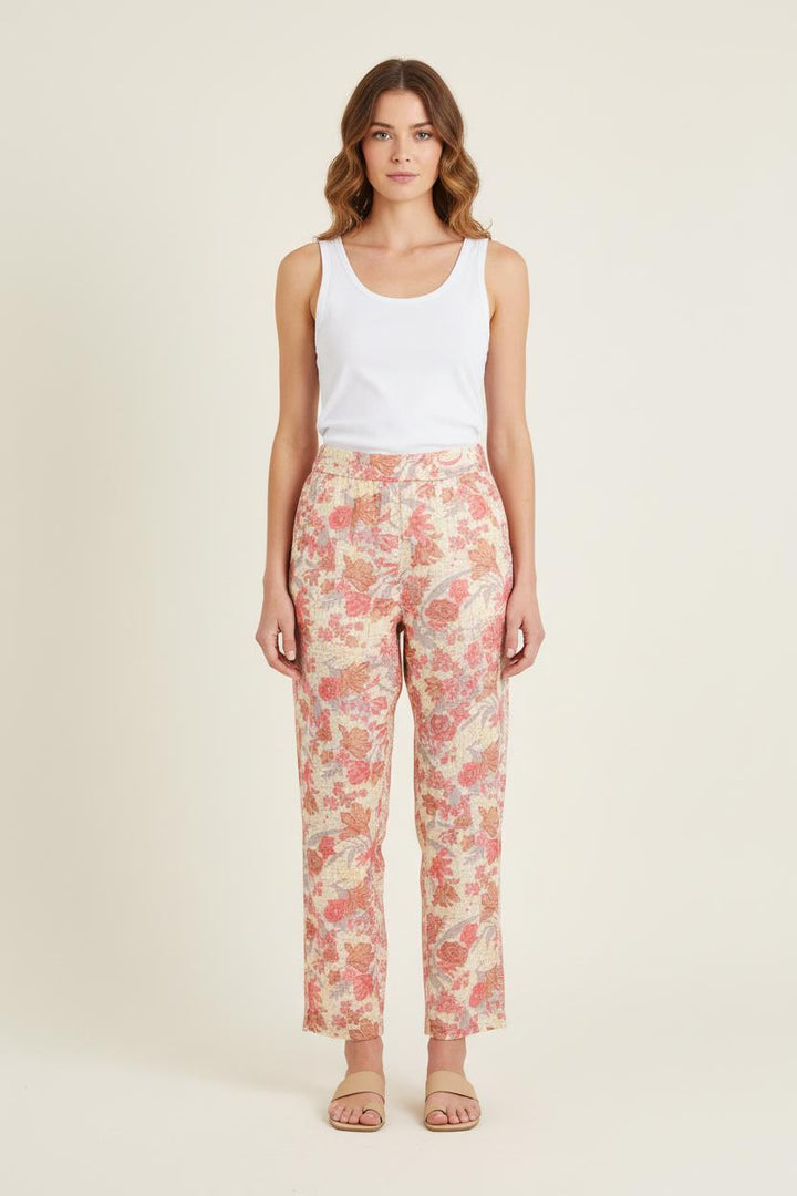 Pantalon Rose et Beige - Taille XS/34 de la marque Louise Misha | PARAD75705 - Vendu par Paradigme - Image 1