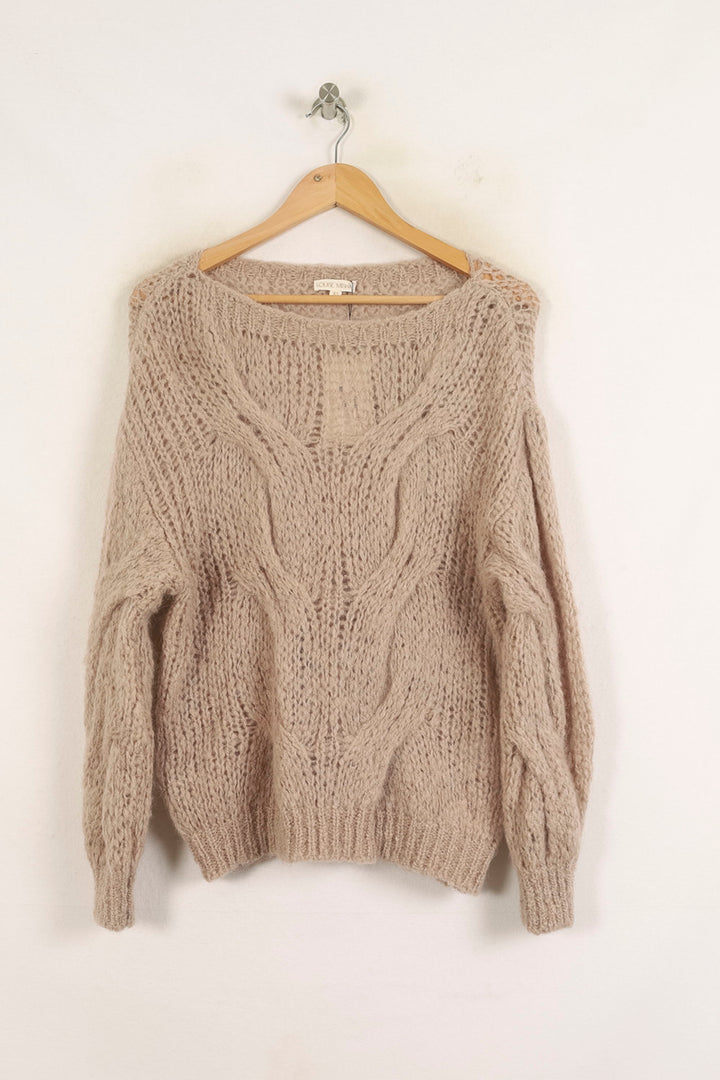 Pull Beige - Taille XS/34 de la marque Louise Misha | PARAD75706 - Vendu par Paradigme - Image 2