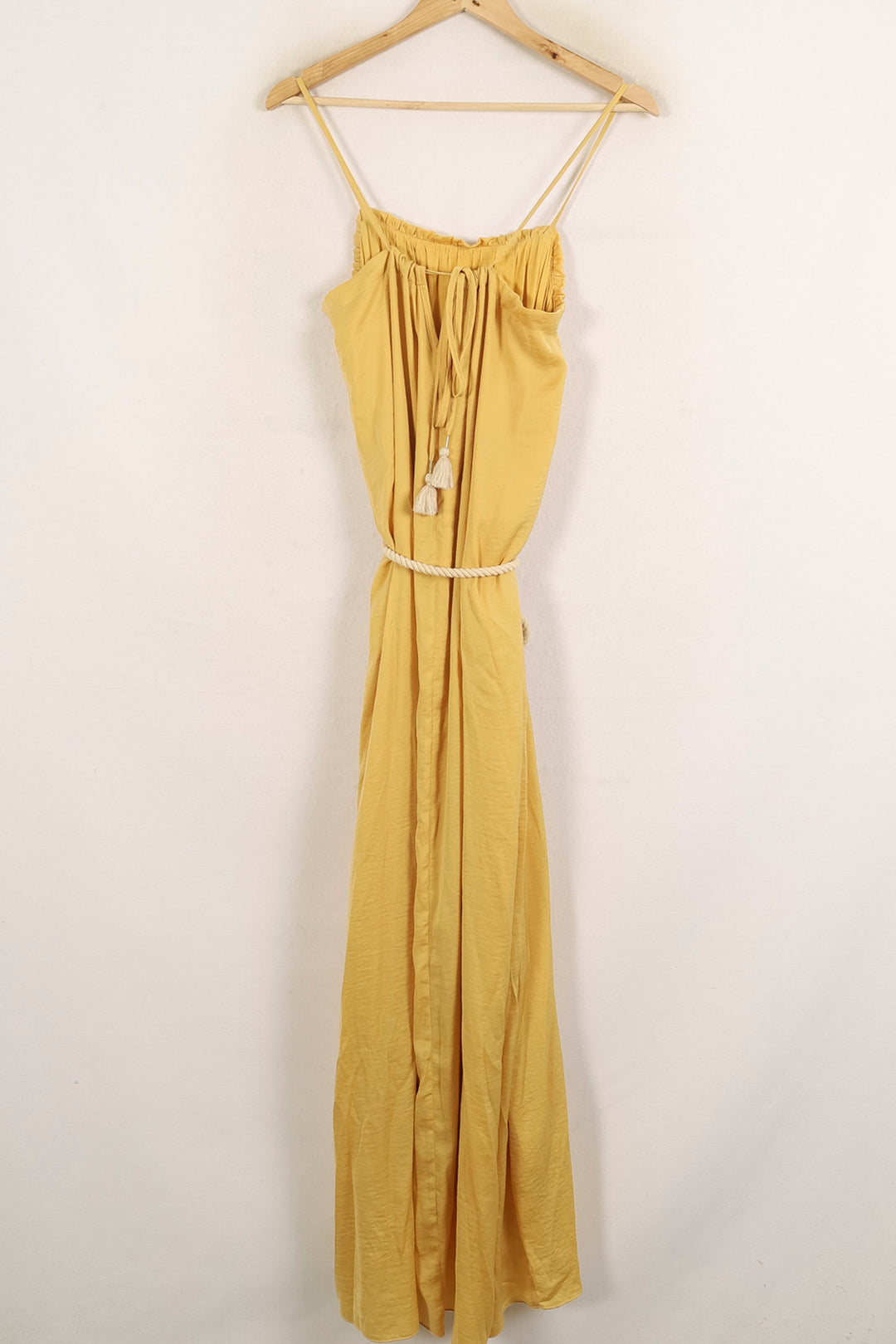 Robe Longue Jaune - Taille S/36 de la marque Louise Misha | PARAD75708 - Vendu par Paradigme - Image 4