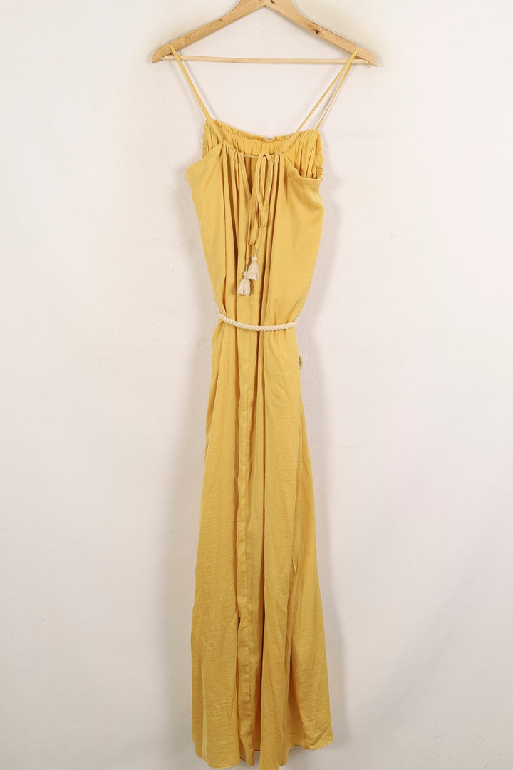 Robe Longue Jaune - Taille S/36 de la marque Louise Misha | PARAD75708 - Vendu par Paradigme - Image 4