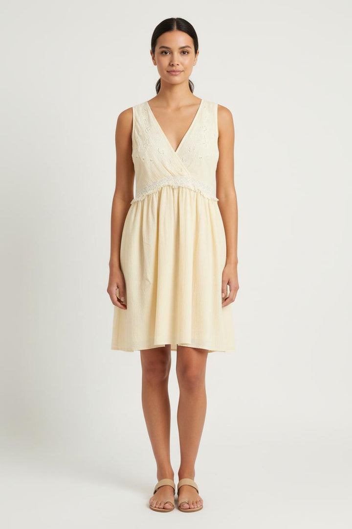Robe Écrue - Taille M/38 de la marque Louise Misha | PARAD75710 - Vendu par Paradigme - Image 1