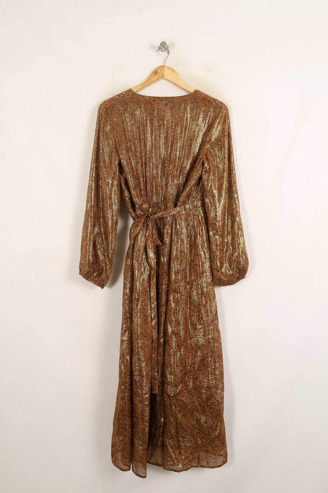 Robe Longue Marron - Taille M/38 de la marque Louise Misha | PARAD75711 - Vendu par Paradigme - Image 4