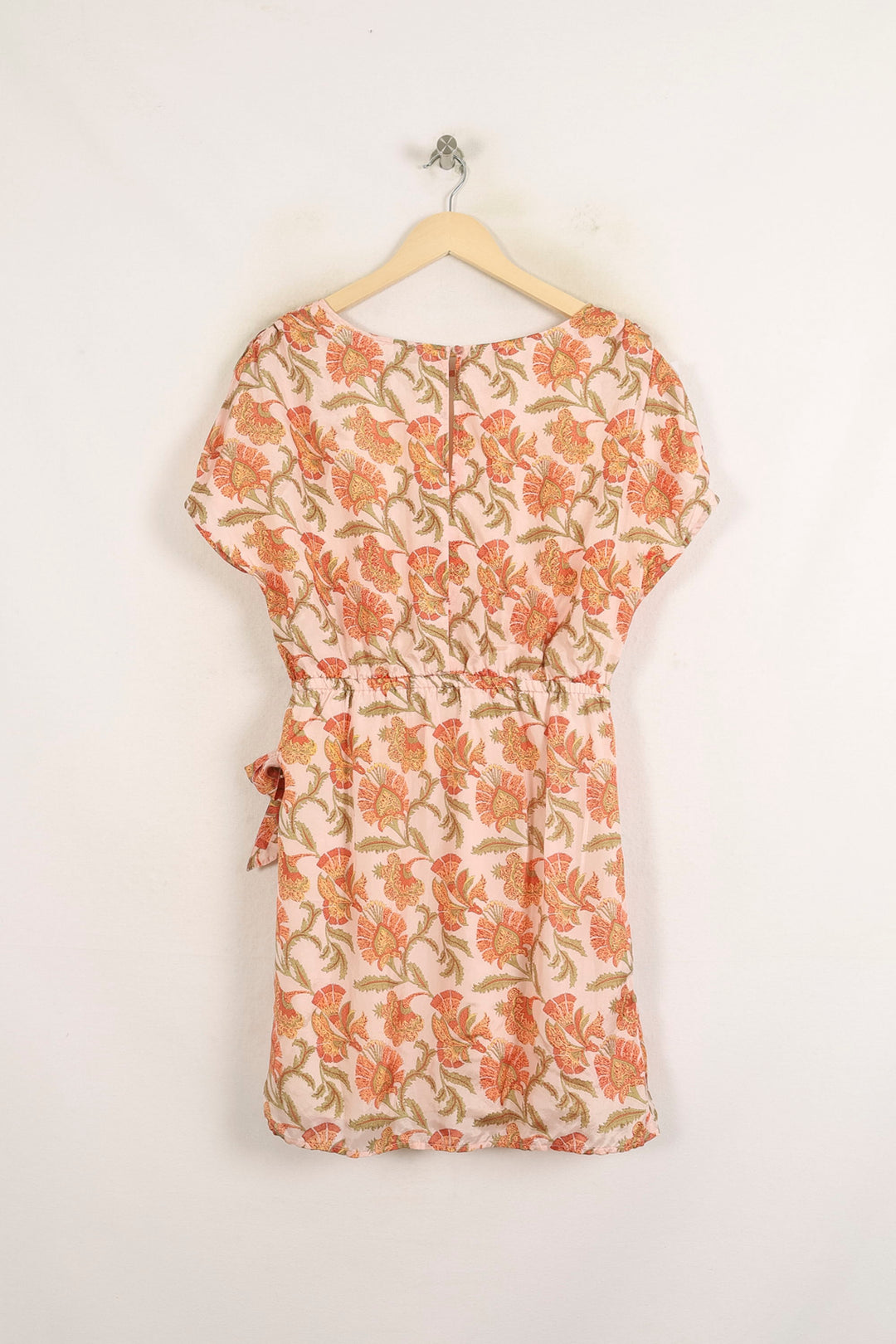 Robe Portefeuille Rose et Orange - Taille M/38 de la marque Louise Misha | PARAD75713 - Vendu par Paradigme - Image 4