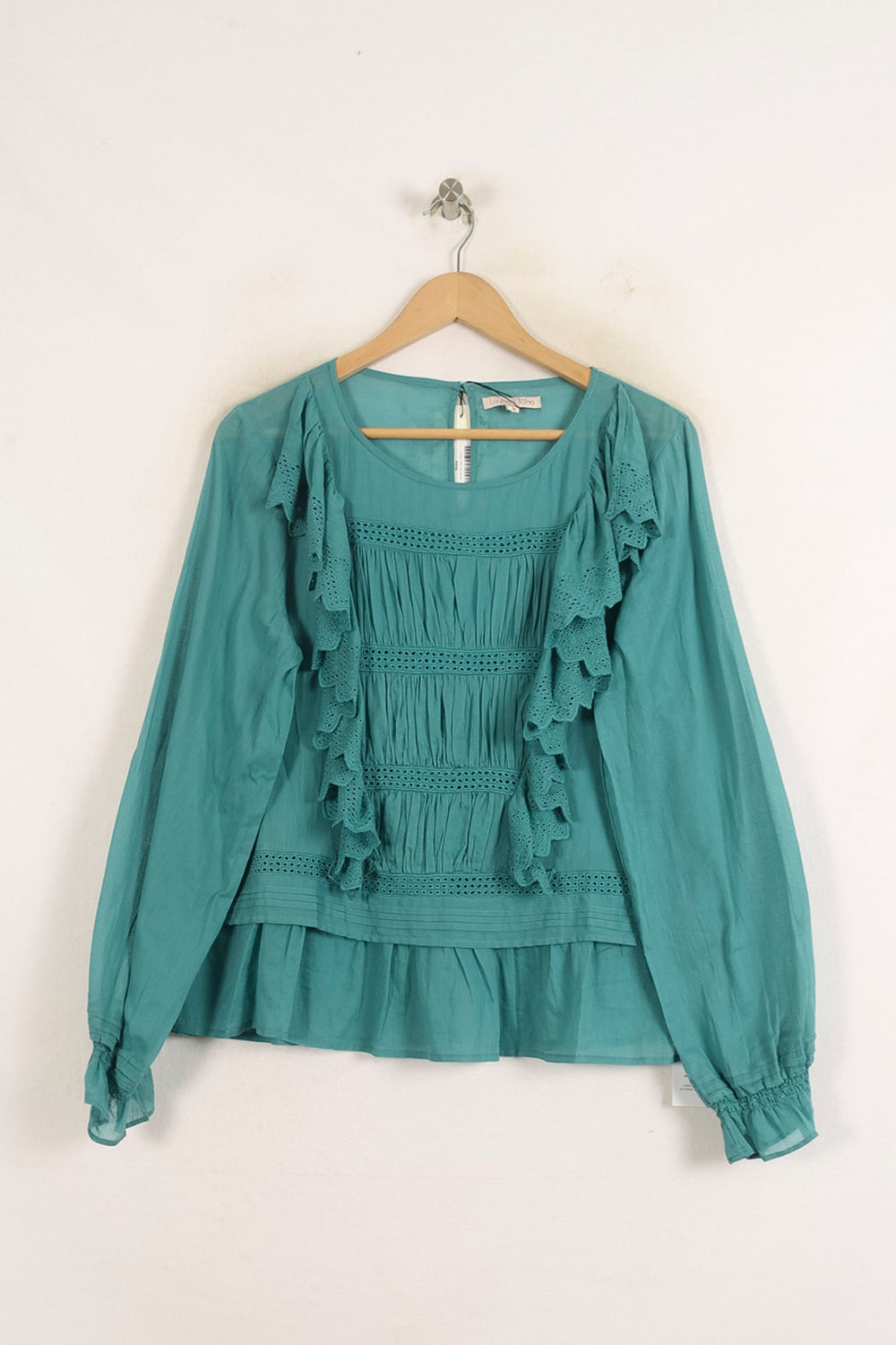 Blouse Verte - Taille S/36 de la marque Louise Misha | PARAD75714 - Vendu par Paradigme - Image 2