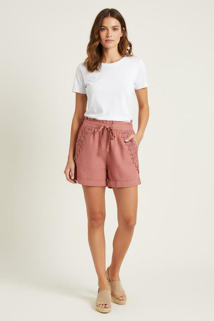 Short Rose - Taille S/36 de la marque Louise Misha | PARAD75716 - Vendu par Paradigme - Image 1