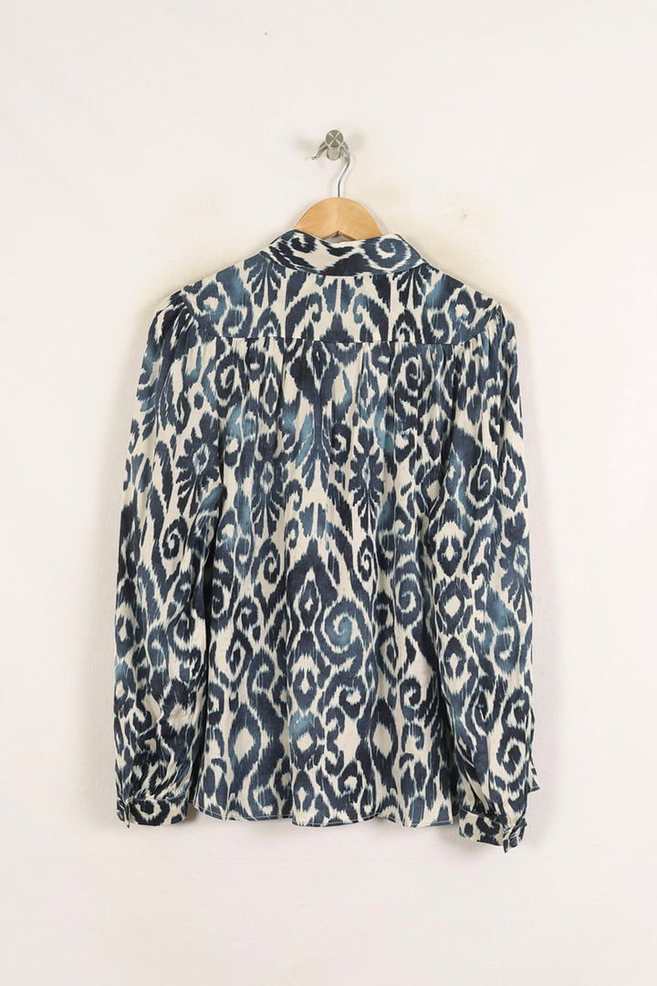Chemise Bleu et Blanc - Taille L/40 de la marque ZAPA | PARAD75726 - Vendu par Paradigme - Image 4