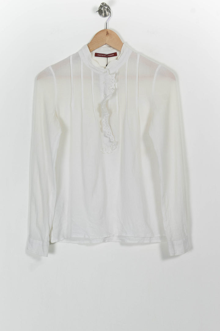 Blouse Blanche - Taille S/36 de la marque Comptoir des Cotonniers | PARAD75734 - Vendu par Paradigme - Image 2