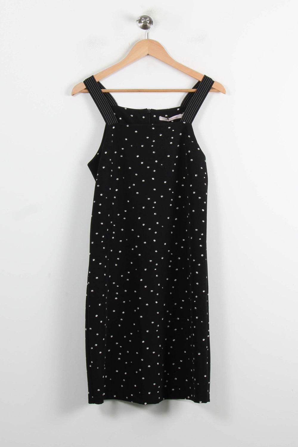 Robe Noire à Pois Blancs - Taille S/36 de la marque La Fée Maraboutée | PARAD75748 - Vendu par Paradigme - Image 2