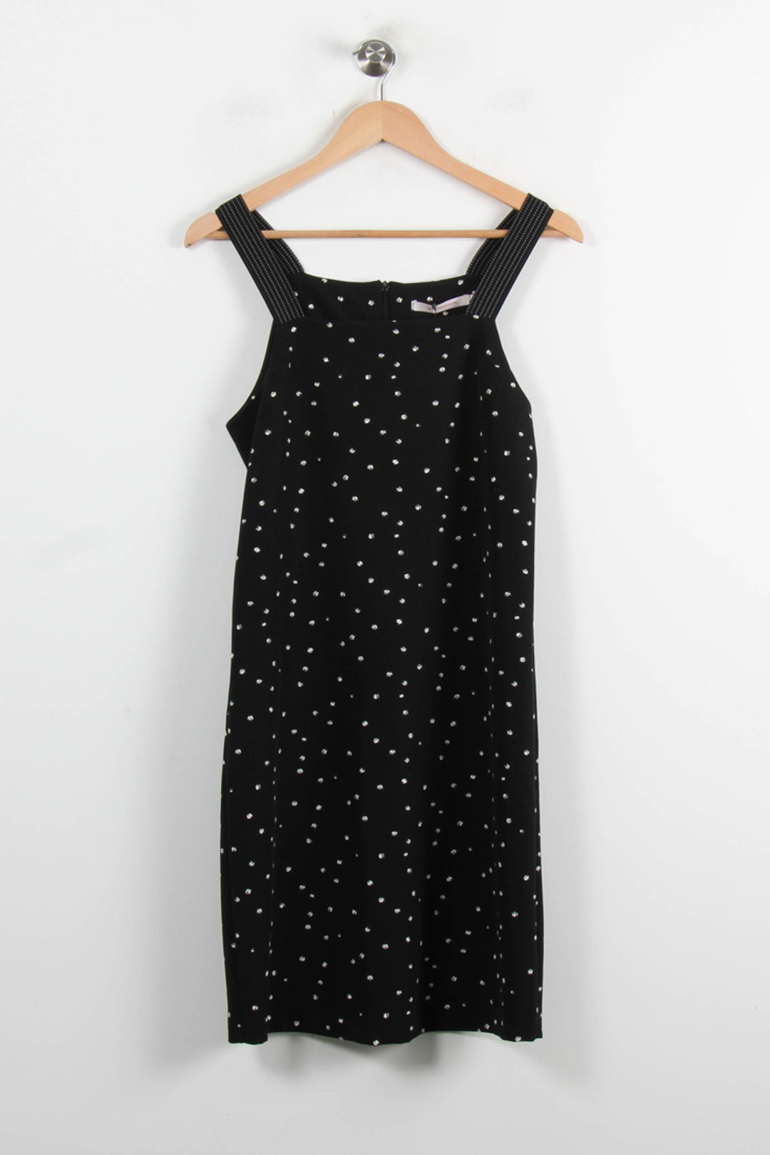 Robe Noire à Pois Blancs - Taille S/36 de la marque La Fée Maraboutée | PARAD75748 - Vendu par Paradigme - Image 2
