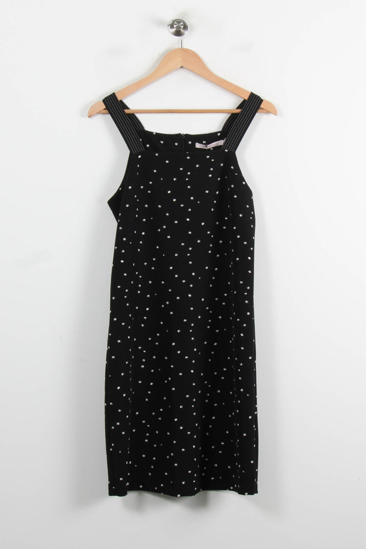 Robe Noire à Pois Blancs - Taille S/36 de la marque La Fée Maraboutée | PARAD75748 - Vendu par Paradigme - Image 2