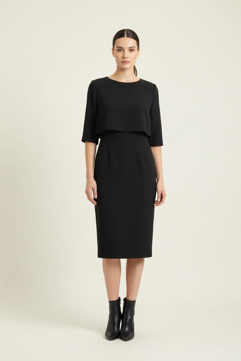 Robe Midi Bleue - Taille M/38 de la marque Caroll | PARAD75753 - Vendu par Paradigme - Image 1