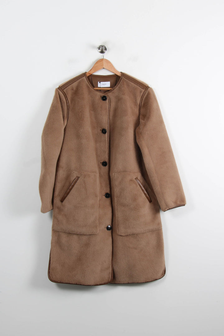Manteau Beige - Taille S/36 de la marque ZAPA | PARAD75757 - Vendu par Paradigme - Image 2
