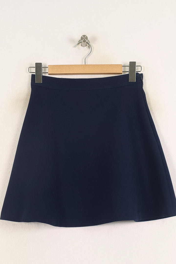 Jupe Trapèze Bleue - Taille S/36 de la marque Sandro | PARAD75759 - Vendu par Paradigme - Image 4