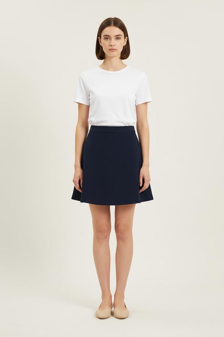 Jupe Trapèze Bleue - Taille S/36 de la marque Sandro | PARAD75759 - Vendu par Paradigme - Image 1