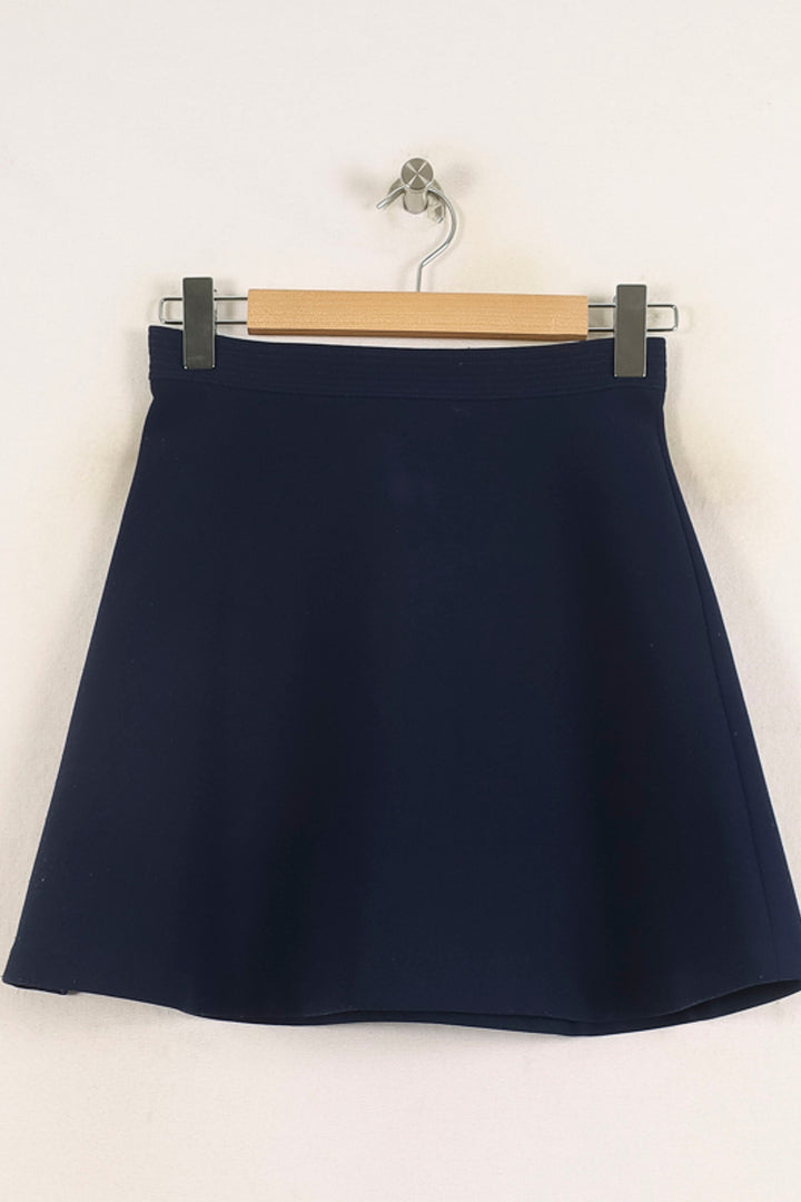 Jupe Trapèze Bleue - Taille S/36 de la marque Sandro | PARAD75759 - Vendu par Paradigme - Image 2