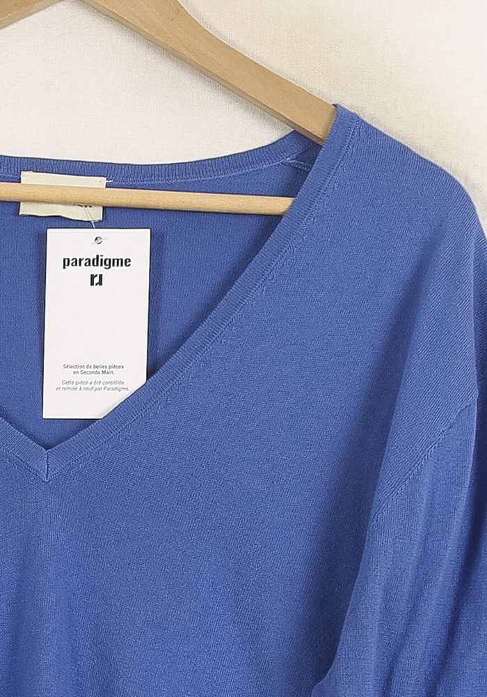 Pull Bleu - Taille L/40 de la marque Rodier | PARAD75761 - Vendu par Paradigme - Image 3