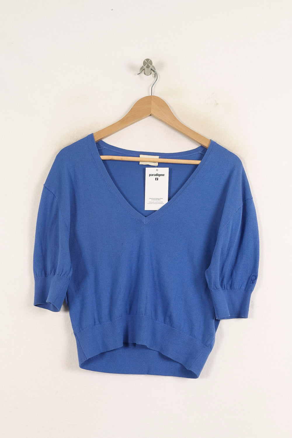 Pull Bleu - Taille L/40 de la marque Rodier | PARAD75761 - Vendu par Paradigme - Image 2
