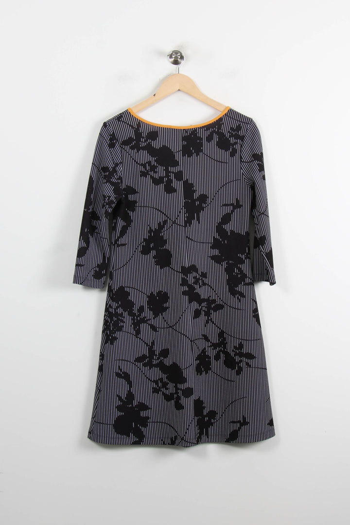 Robe Bleu et Noir - Taille S/36 de la marque La Fée Maraboutée | PARAD75763 - Vendu par Paradigme - Image 4